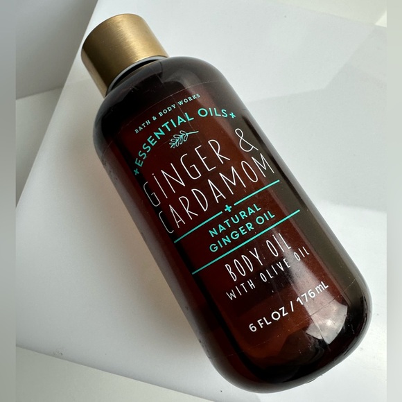Bath & Body Works Essential Oils Ginger & Cardamom Body Oil Rare - Picture 3 of 5